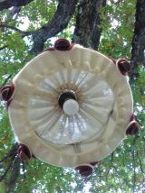 Suspension scandinave (bois et tissu) 