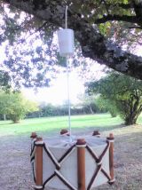 Suspension scandinave (bois et tissu) 