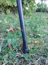 Paire de chaises enfant métal et scoubidou (vintage)