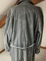 Manteau gris long oversize taille XL Vintage