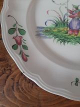 Lunéville tradition KG décor chinois assiette VINTAGE