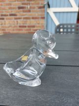CRISTAL DE VANNES ANIMALIER PETIT CANARD, VIDE POCHE