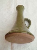 bougeoir , ou solifore, poterie , vintage
