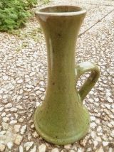 bougeoir , ou solifore, poterie , vintage