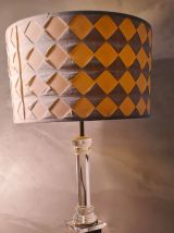 grande lampe de salon  plexi et laiton desing italien 1960 a