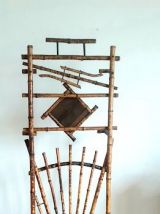 Vestiaire porte-manteau art nouveau en bambou 