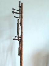 Vestiaire porte-manteau art nouveau en bambou 