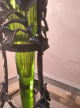 Soliflore  verre souflé vases,  1900 a 30  tulipiers art nou