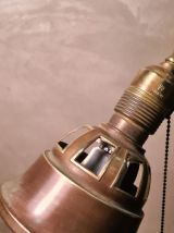 lampe de bureau  de  art nouveau  a art deco  laiton et bron