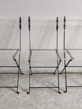 chaises pliantes vintage