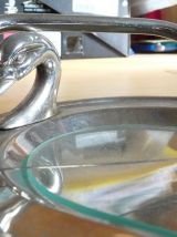 Plat de service à foie gras