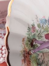 Soupière Watteau porcelaine K&amp;G Lunéville