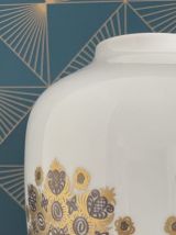Vase Porcelaine de Bavière H&amp;C Heinrich Selb, style Art nouv