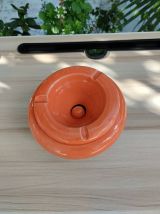 Cendrier  en poterie Orange tunisienne, Cadeau fumeur