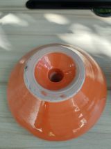 Cendrier  en poterie Orange tunisienne, Cadeau fumeur