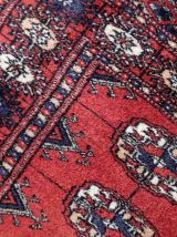 Tapis vintage Ouzbek Bukhara fait main, 1C995