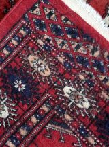 Tapis vintage Ouzbek Bukhara fait main, 1C995