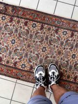 Tapis vintage Persan Mahal fait main, 1C1005