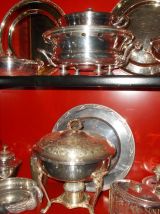 Important lot d' Argenterie en métal argenté