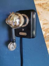 Lampe applique téléphone vintage métal années 30 "Call Me" 