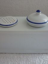 Encrier Faïence décors Rouen 1993 Jamais Servi