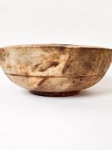 Bol en bois d'olivier fabriqué à la main