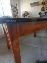 table de cuisine vibtage recouvrement emaille