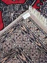 Tapis vintage Ouzbek Bukhara fait main, 1C1009