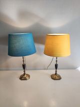 lampes laiton vintage