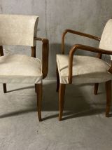 Paire de fauteuils bridge années 50