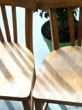 4 chaises bistrot Luterma authentiques Vintage