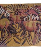 Vintage tapisserie tissé à la main  Tapis  Décoration Murale