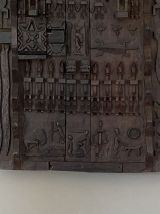 Sculpture ou bas-relief DOGON en bois. Art africain. XXe.