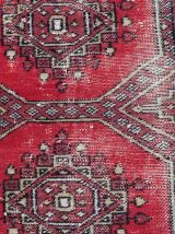 Tapis vintage Ouzbek Bukhara fait main, 1C1022