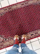 Tapis vintage Indien Seraband fait main, 1C1032