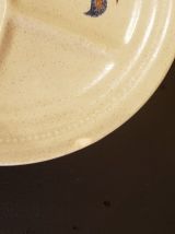 12 assiettes à fondue faïence de St Amand modèle Solog
