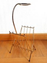 Porte revue métal doré vintage 