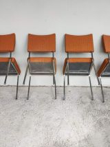 chaises vintage tissu