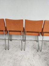 chaises vintage tissu