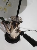 Lampe à poser déco récup cafetière 