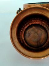 3 pots décoratifs anciens en cuivre
