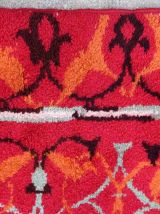 Tapis vintage Français Savonnerie fait main, 1P97