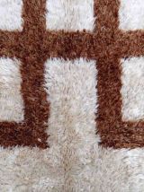 Tapis vintage Madagascar Angora fait main, 1P98