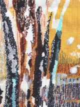 Tapis vintage Français Le Guen fait main, 1P107