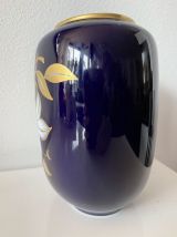 Vase porcelaine de bavière doré à l’or fin