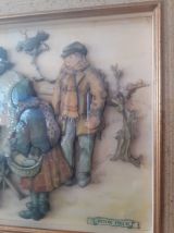 tableau Anton Pieck en 3D box "belgium painter" 1925-1949