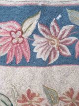 Tapis vintage Indien Broderie fait main, 1P120