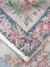 Tapis vintage Indien Broderie fait main, 1P120