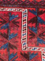 Tapis vintage Afghan Baluch fait main, 1P122