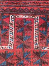 Tapis vintage Afghan Baluch fait main, 1P122